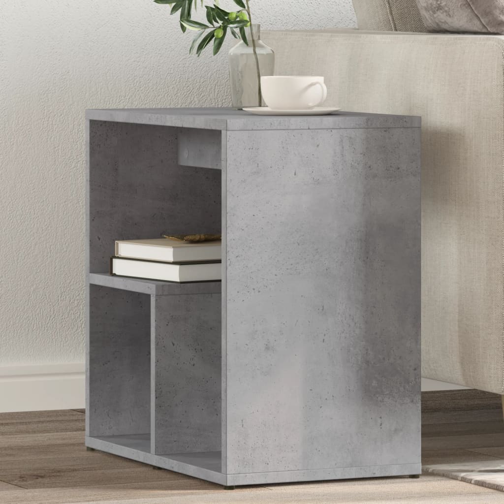 Sidebord 2 Stk Betonggrå 50X30X50 Cm Konstruert Tre