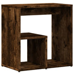 Sidebord 2 Stk Røkt Eik 50X30X50 Cm Konstruert Tre