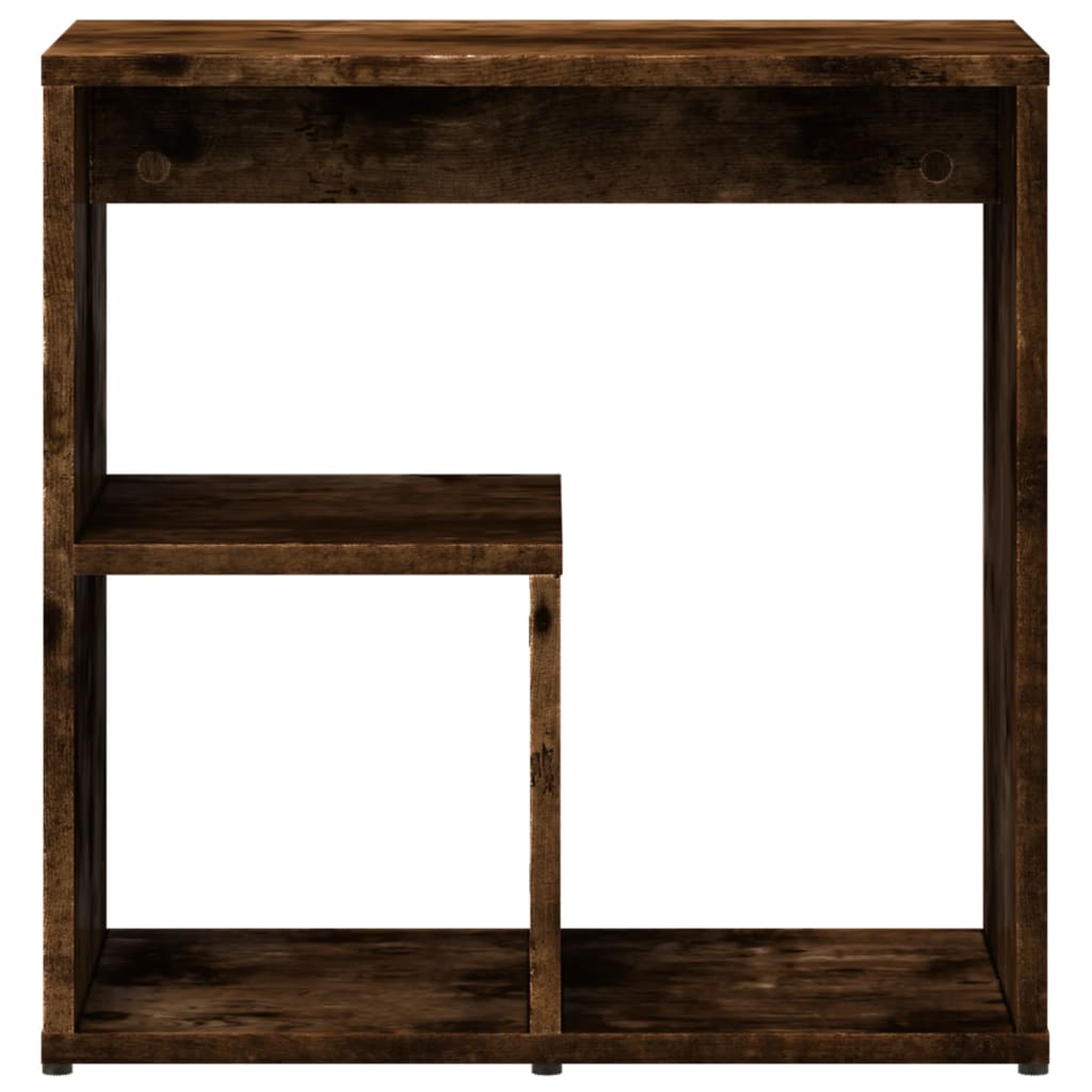 Sidebord 2 Stk Røkt Eik 50X30X50 Cm Konstruert Tre