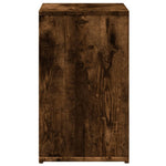 Sidebord 2 Stk Røkt Eik 50X30X50 Cm Konstruert Tre
