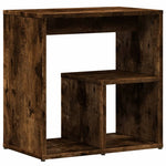 Sidebord 2 Stk Røkt Eik 50X30X50 Cm Konstruert Tre