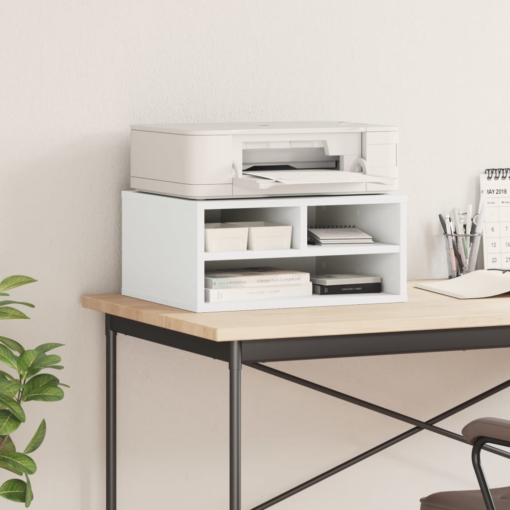 Skriverbord Hvit 49X40X22,5 Cm Konstruert Tre