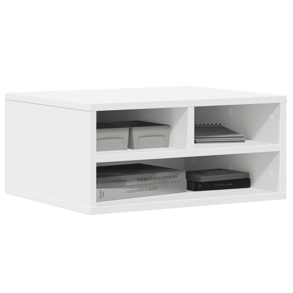 Skriverbord Hvit 49X40X22,5 Cm Konstruert Tre