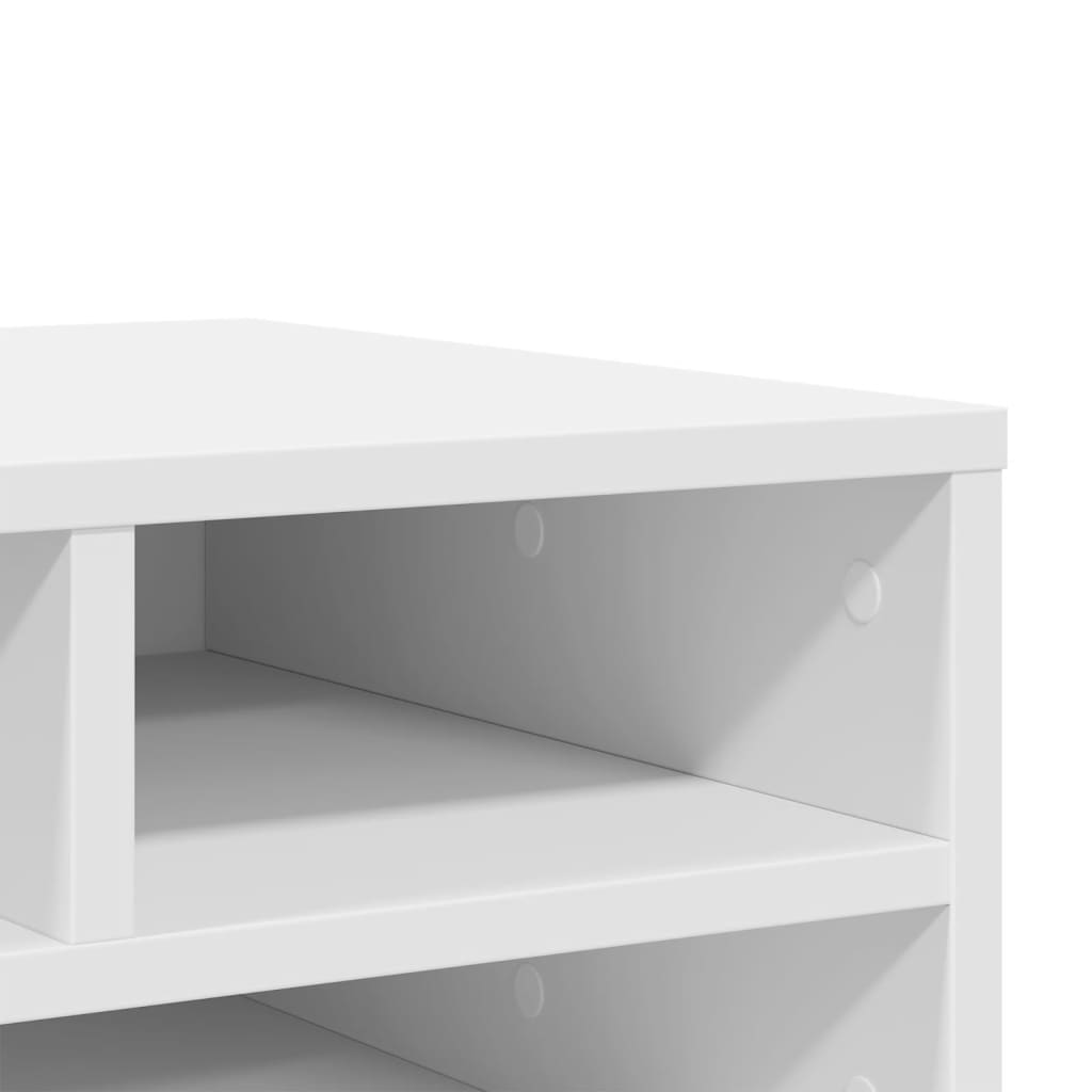 Skriverbord Hvit 49X40X22,5 Cm Konstruert Tre