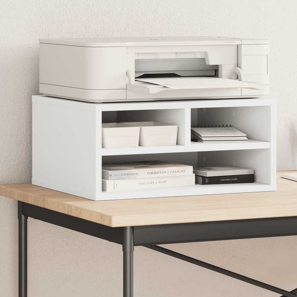 Skriverbord Hvit 49X40X22,5 Cm Konstruert Tre