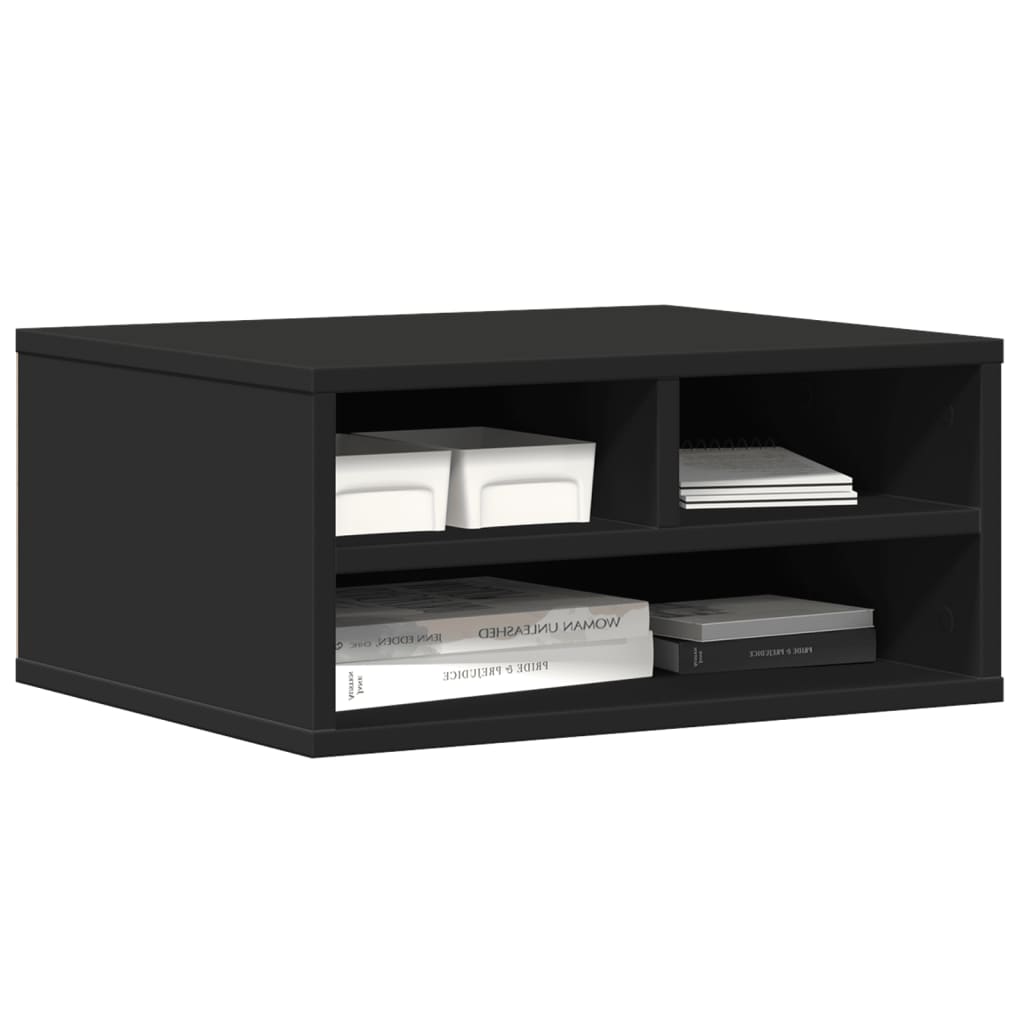 Skriverbord Svart 49X40X22,5 Cm Konstruert Tre