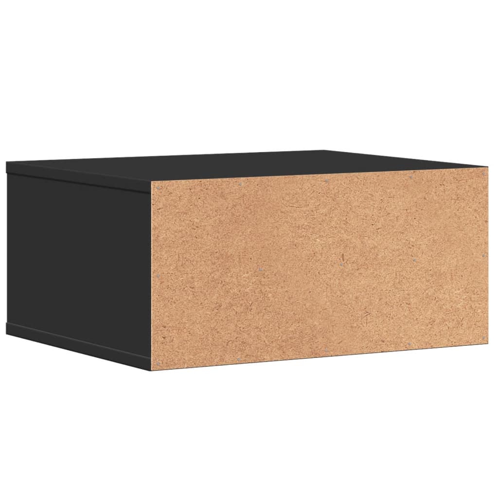 Skriverbord Svart 49X40X22,5 Cm Konstruert Tre