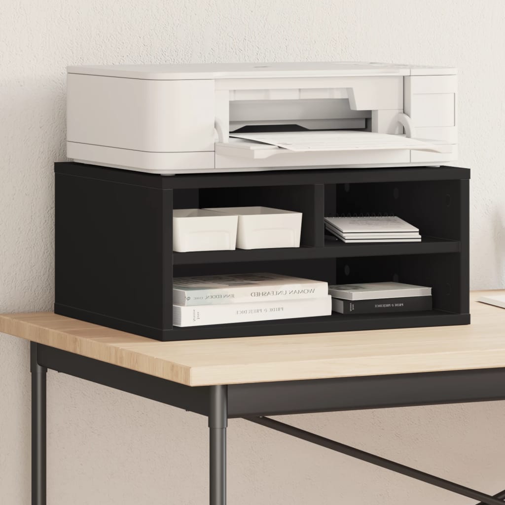 Skriverbord Svart 49X40X22,5 Cm Konstruert Tre