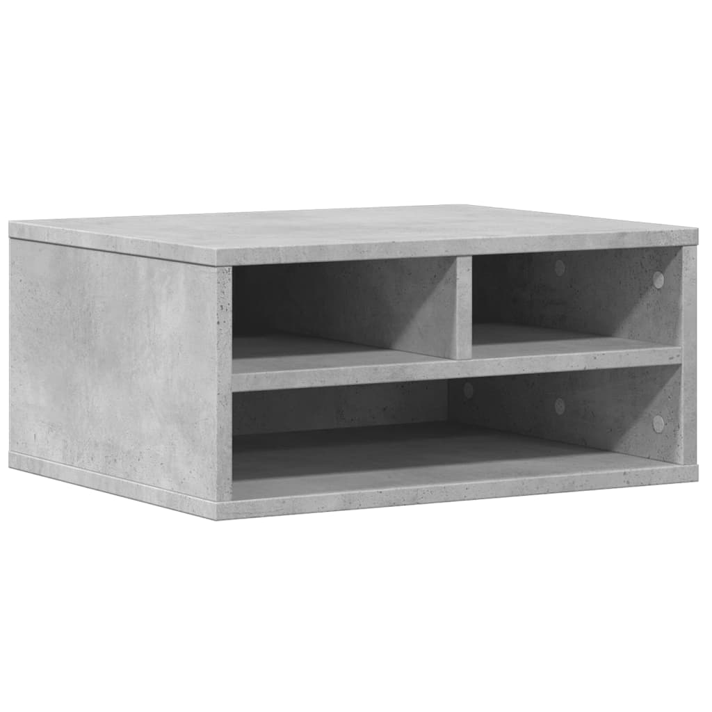 Skriverbord Grå 49X40X22,5 Cm Konstruert Tre