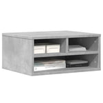 Skriverbord Grå 49X40X22,5 Cm Konstruert Tre