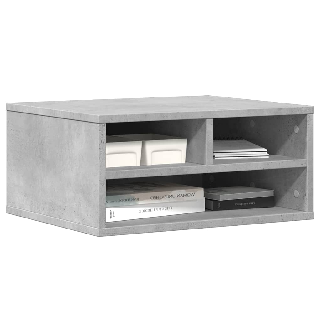 Skriverbord Grå 49X40X22,5 Cm Konstruert Tre