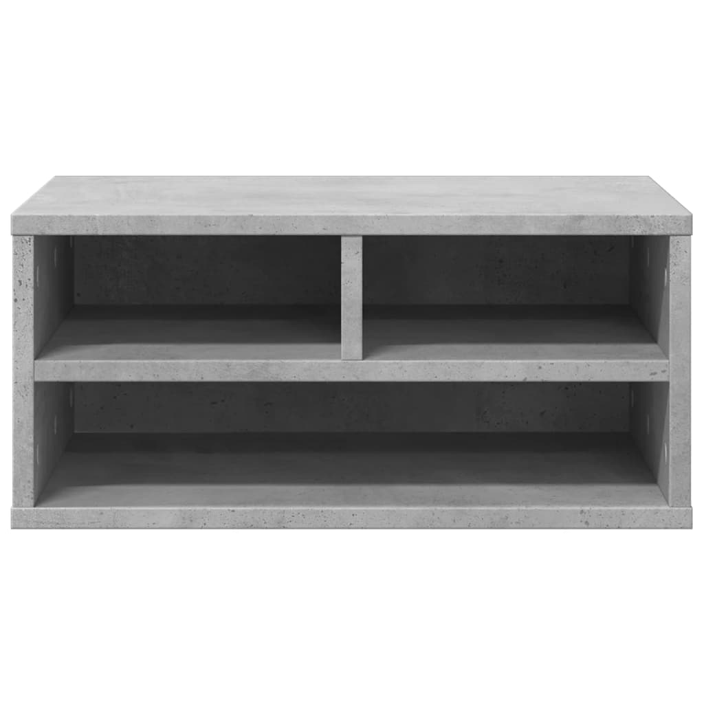 Skriverbord Grå 49X40X22,5 Cm Konstruert Tre