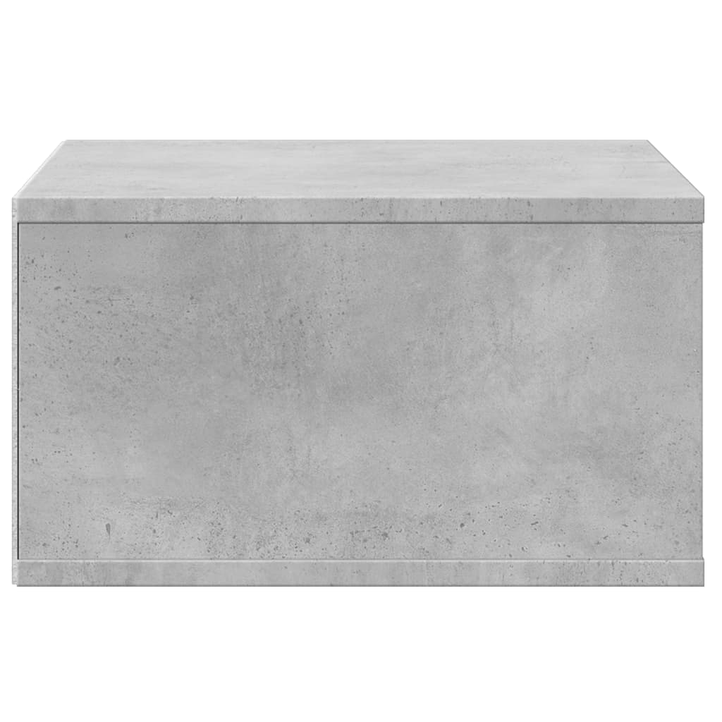 Skriverbord Grå 49X40X22,5 Cm Konstruert Tre