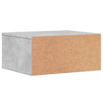 Skriverbord Grå 49X40X22,5 Cm Konstruert Tre