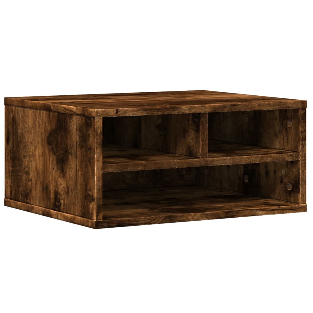 Skriverbord Røkt Eik 49X40X22,5 Cm Konstruert Tre
