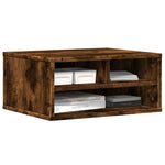 Skriverbord Røkt Eik 49X40X22,5 Cm Konstruert Tre