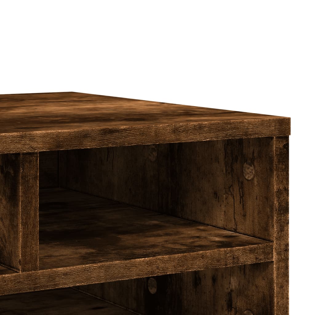 Skriverbord Røkt Eik 49X40X22,5 Cm Konstruert Tre