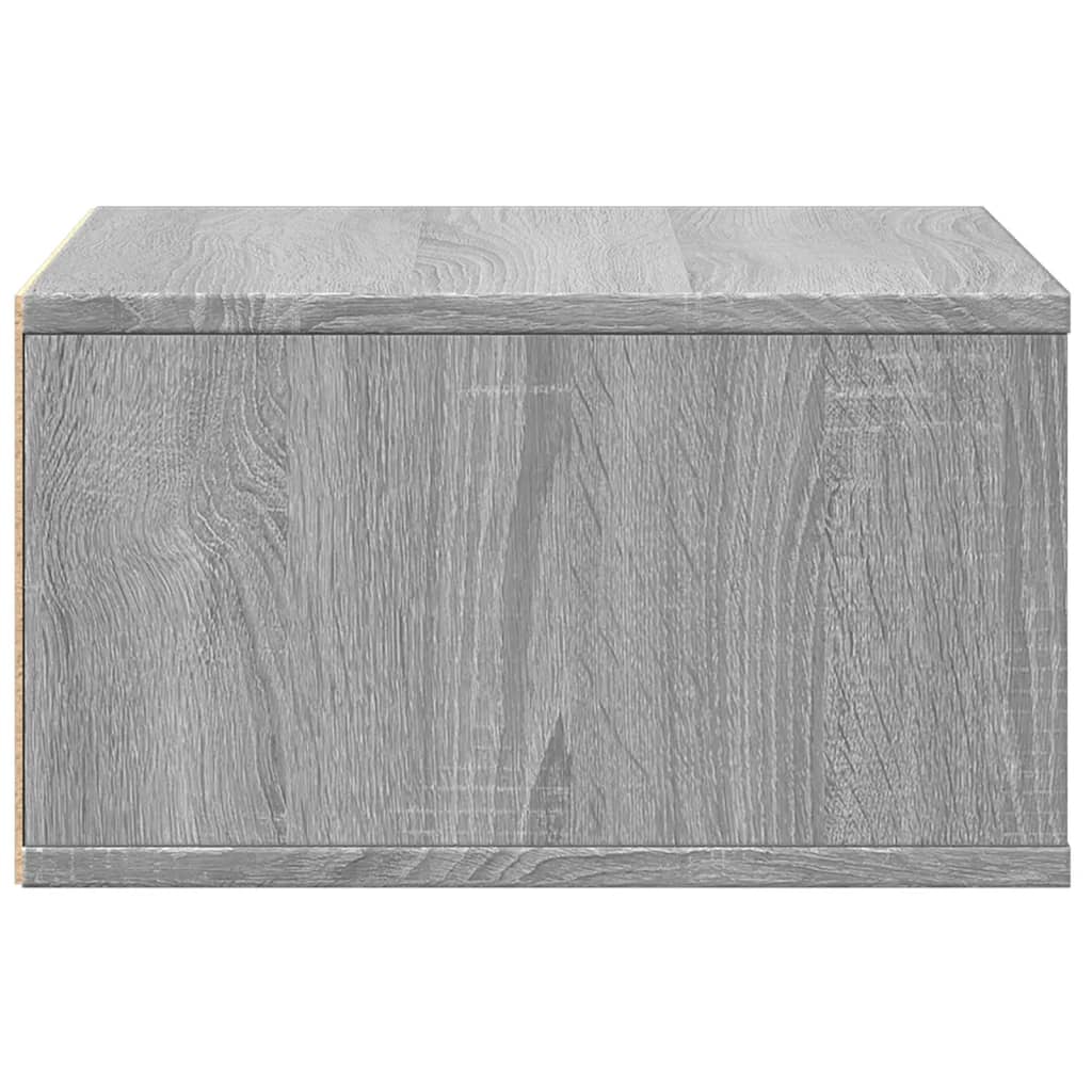 Skriverbord Grå Sonoma 49X40X22,5 Cm Konstruert Tre