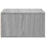 Skriverbord Grå Sonoma 49X40X22,5 Cm Konstruert Tre