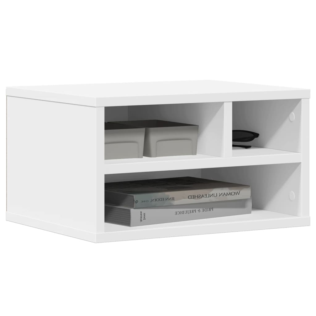Skriverbord Hvit 40X32X22,5 Cm Konstruert Tre