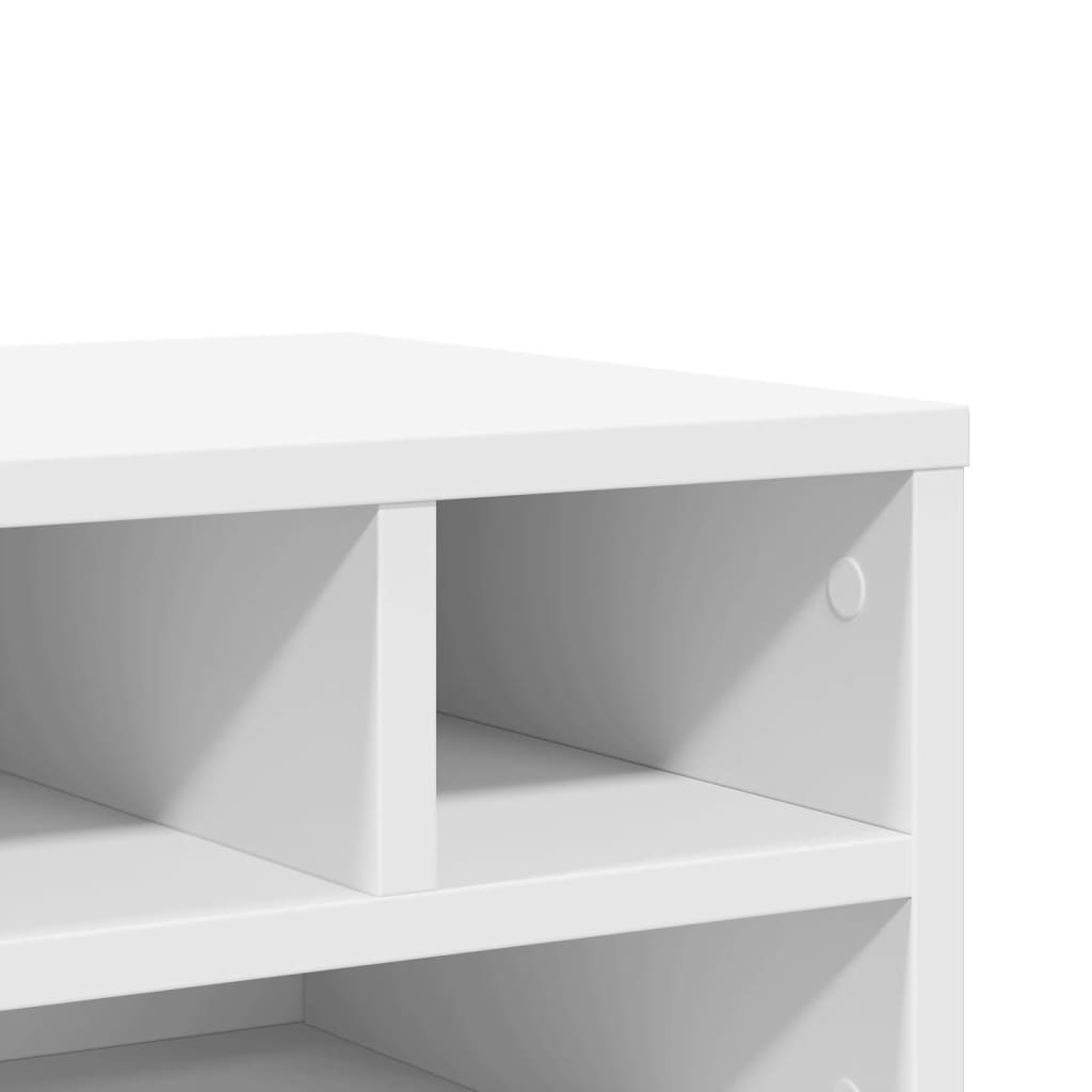 Skriverbord Hvit 40X32X22,5 Cm Konstruert Tre