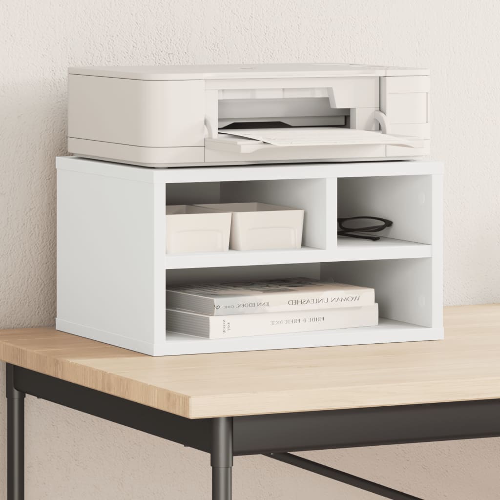 Skriverbord Hvit 40X32X22,5 Cm Konstruert Tre