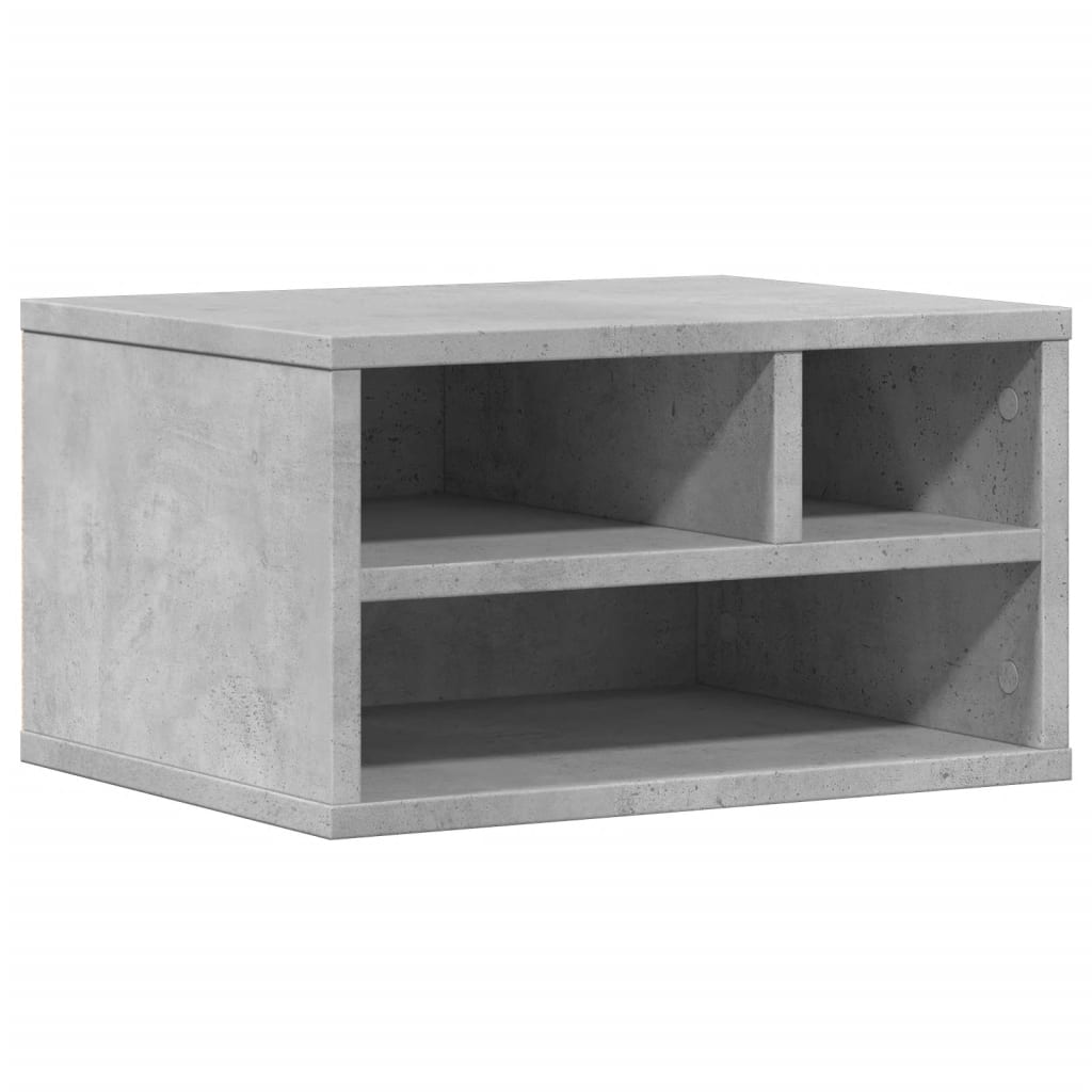Skriverbord Grå 40X32X22,5 Cm Konstruert Tre