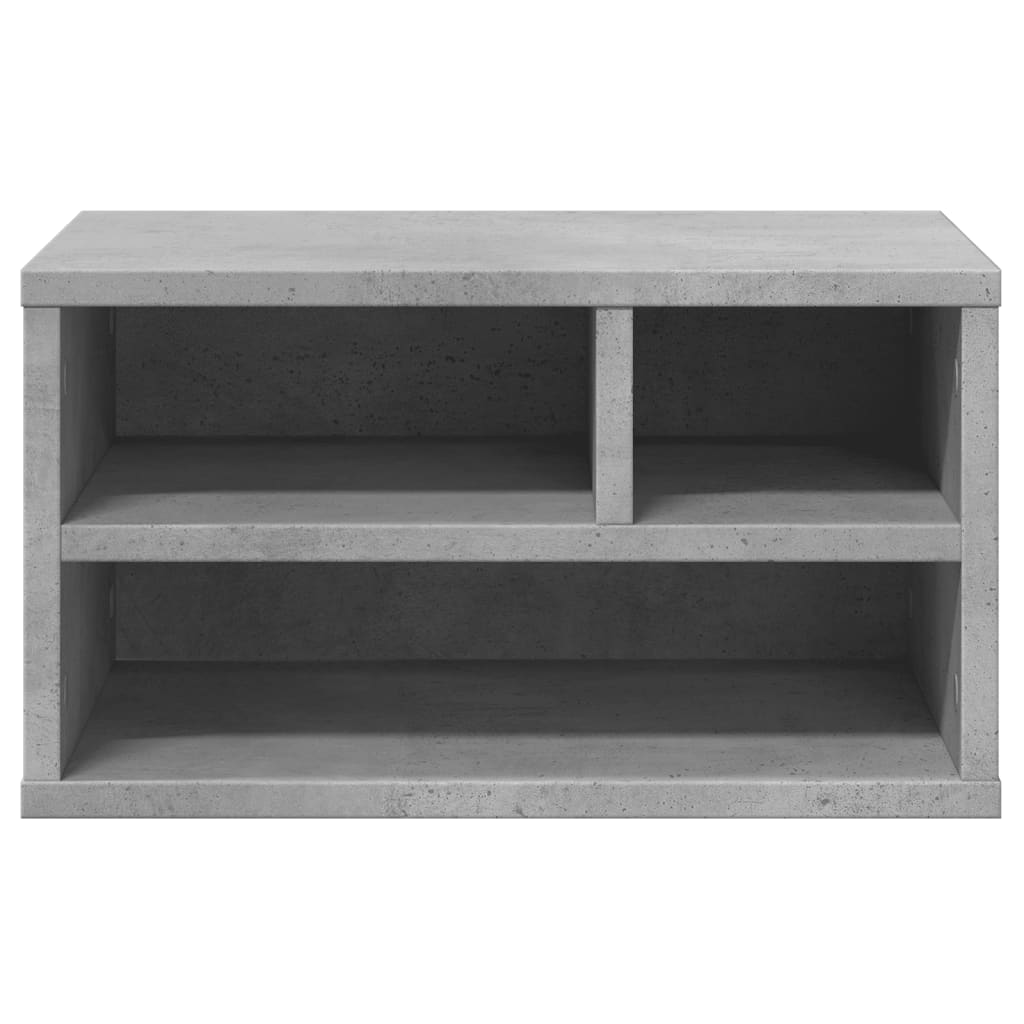 Skriverbord Grå 40X32X22,5 Cm Konstruert Tre