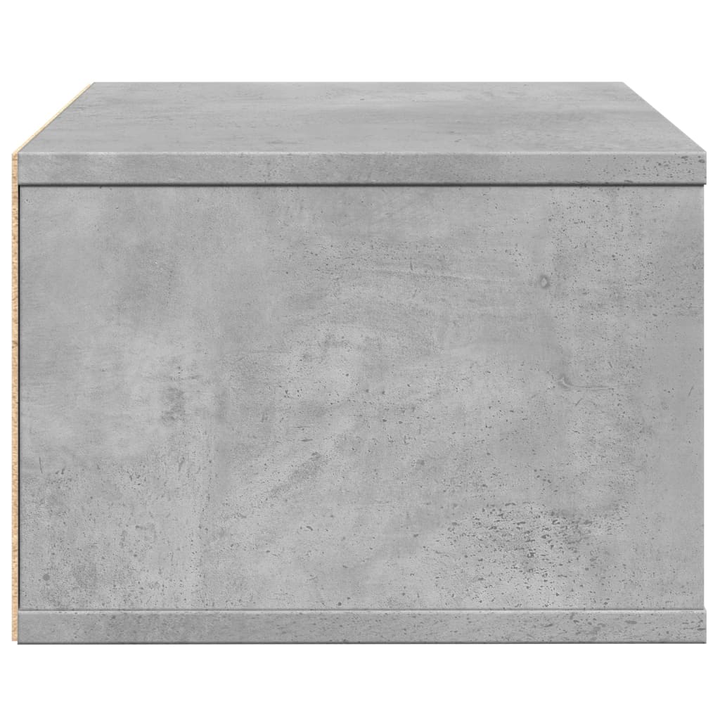 Skriverbord Grå 40X32X22,5 Cm Konstruert Tre