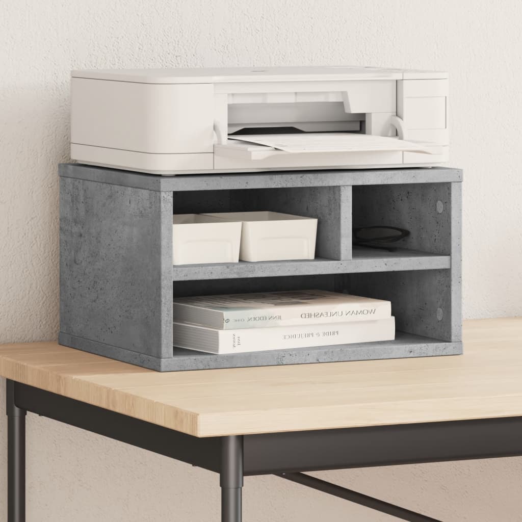 Skriverbord Grå 40X32X22,5 Cm Konstruert Tre