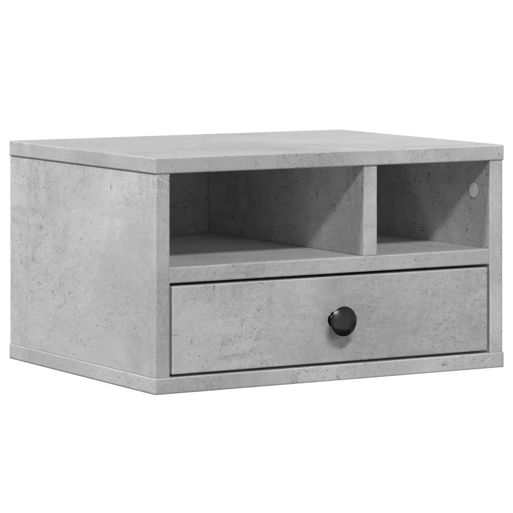 Skriverbord Grå 40X32X22,5 Cm Konstruert Tre