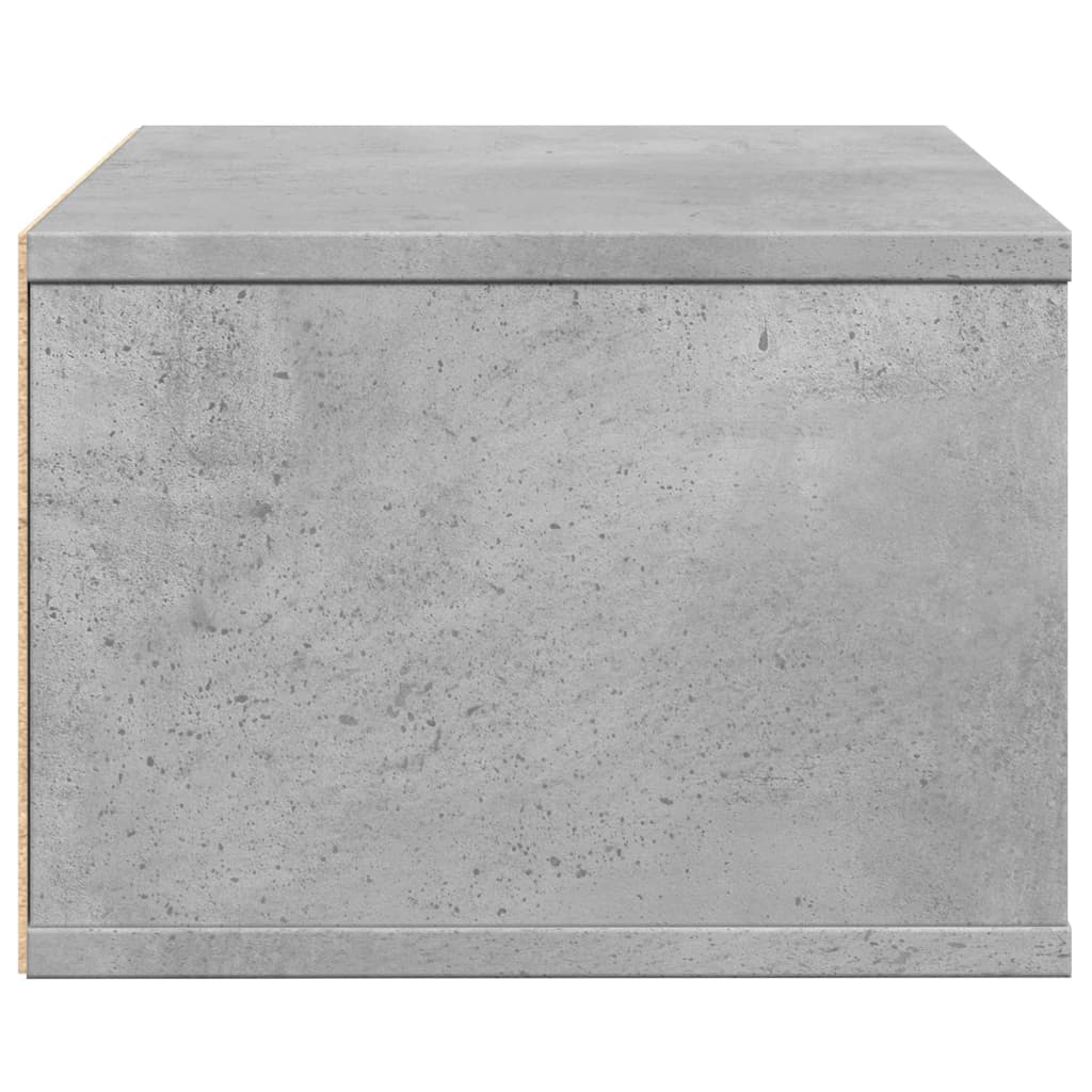 Skriverbord Grå 40X32X22,5 Cm Konstruert Tre