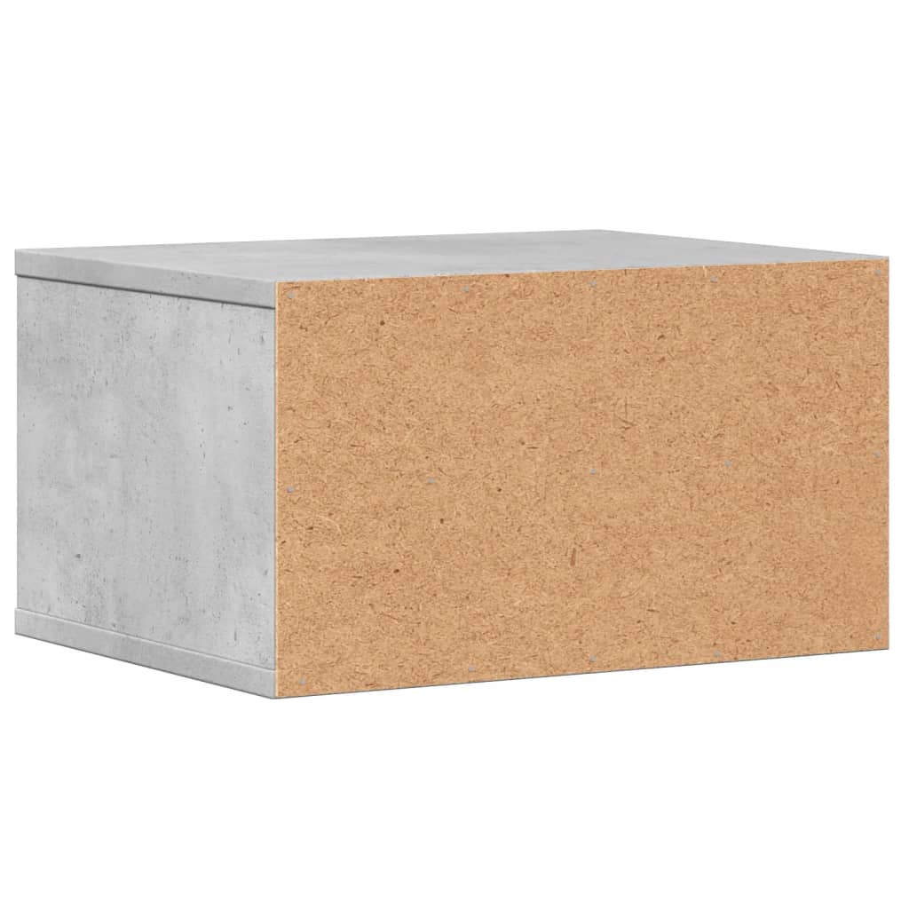 Skriverbord Grå 40X32X22,5 Cm Konstruert Tre