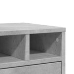 Skriverbord Grå 40X32X22,5 Cm Konstruert Tre