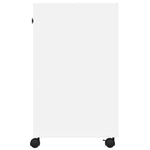 Skriverstativ Med Hjul Hvit 60X40X68,5 Cm