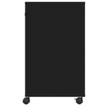 Skriverstativ Med Hjul Svart 60X40X68,5 Cm