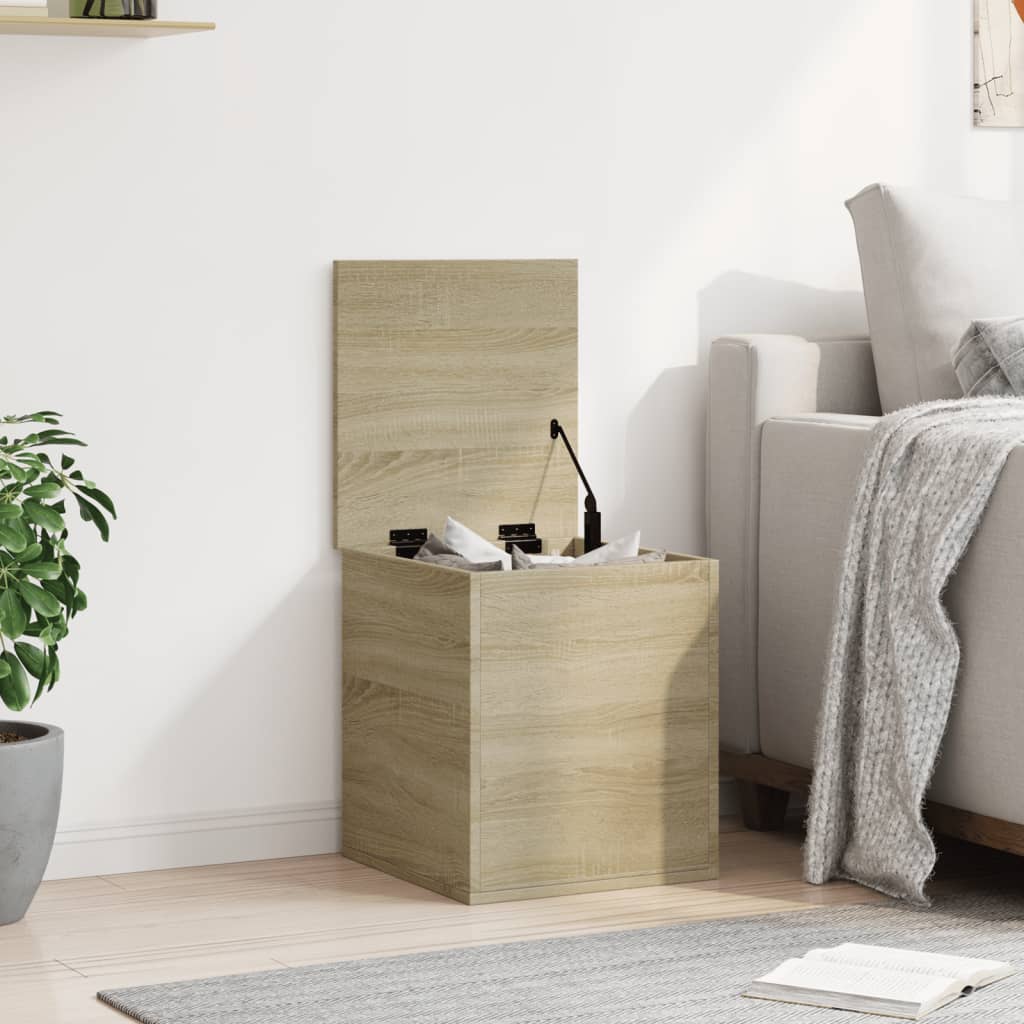 Oppbevaringsboks Sonoma Eik 40X42X46 Cm Konstruert Tre