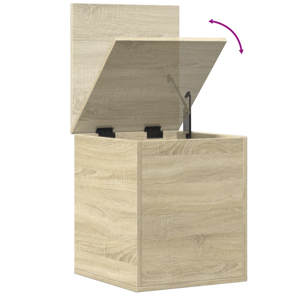 Oppbevaringsboks Sonoma Eik 40X42X46 Cm Konstruert Tre