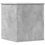 Oppbevaringsboks Betonggrå 40X42X46 Cm Konstruert Tre