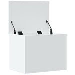 Oppbevaringsboks Hvit 60X42X46 Cm Konstruert Tre