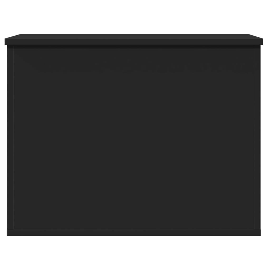 Oppbevaringsboks Svart 60X42X46 Cm Konstruert Tre