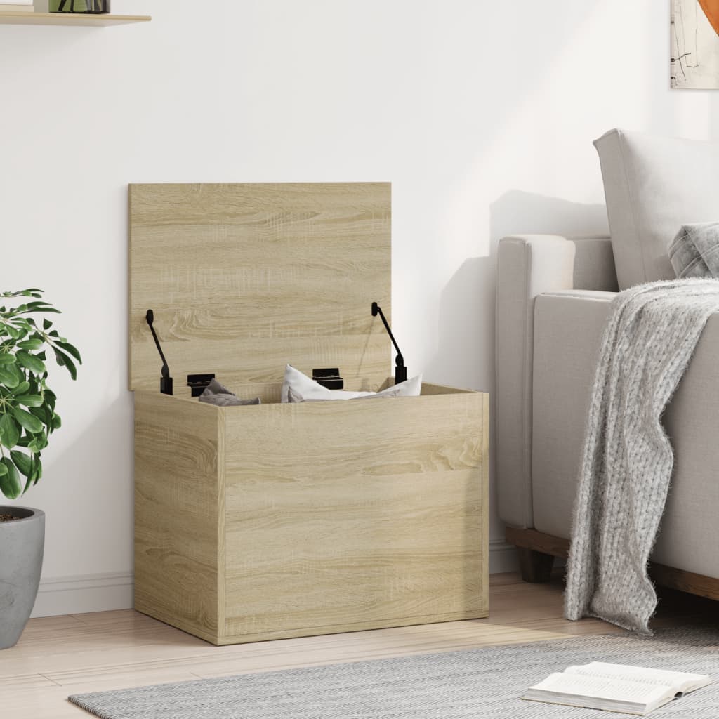 Oppbevaringsboks Sonoma Eik 60X42X46 Cm Konstruert Tre