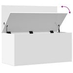 Oppbevaringsboks Hvit 100X42X46 Cm Konstruert Tre