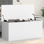 Oppbevaringsboks Hvit 100X42X46 Cm Konstruert Tre