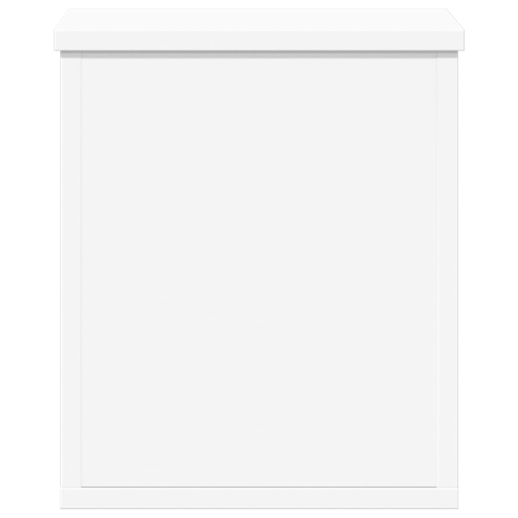 Oppbevaringsboks Hvit 30X35X35 Cm Konstruert Tre