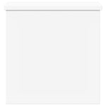 Oppbevaringsboks Hvit 30X35X35 Cm Konstruert Tre