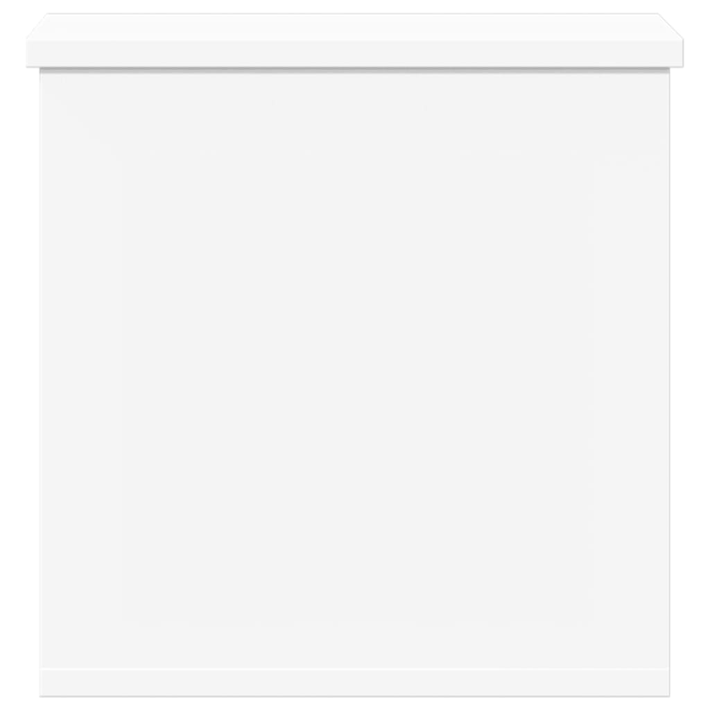 Oppbevaringsboks Hvit 30X35X35 Cm Konstruert Tre