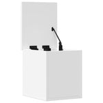 Oppbevaringsboks Hvit 30X35X35 Cm Konstruert Tre