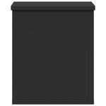 Oppbevaringsboks Svart 30X35X35 Cm Konstruert Tre