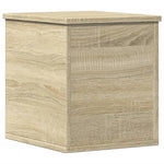 Oppbevaringsboks Sonoma Eik 30X35X35 Cm Konstruert Tre